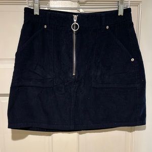 Brand new !! Navy Corduroy skirt
